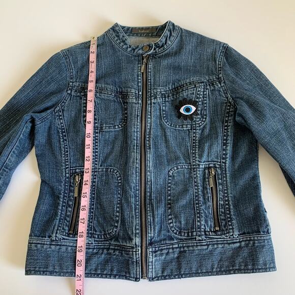 Via Penny Lane Reworked Apparel | Linkin Park Y2K Custom Denim Jacket - Picture 5 of 9